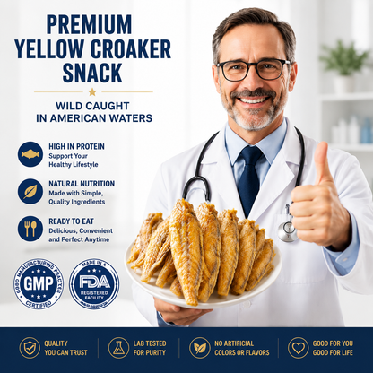 High-protein ready-to-eat deep-sea fishcrisps-EDC